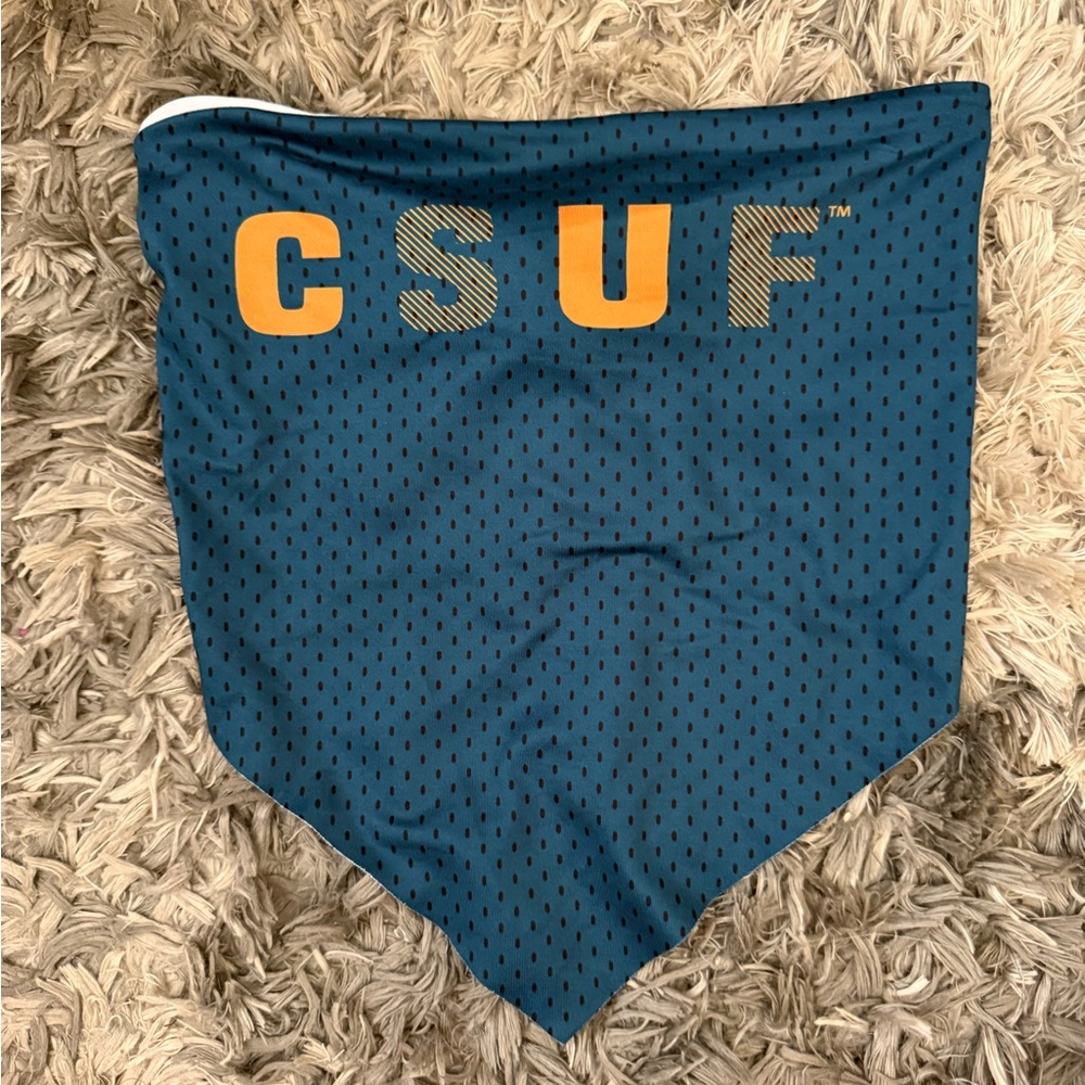 CSUF Teal & Gold Mesh Bandana